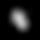 blurry, low resolution image of Pluto's moon Styx
