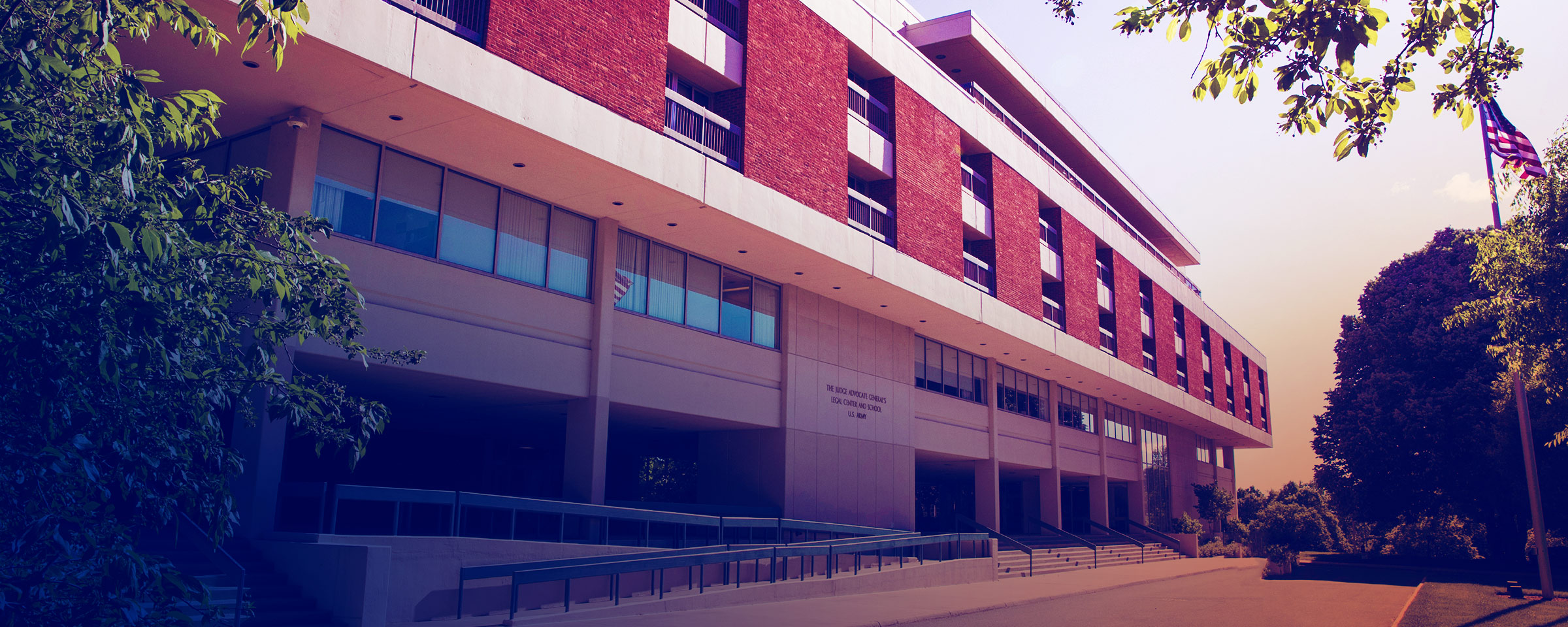 UVA JAG School entrance